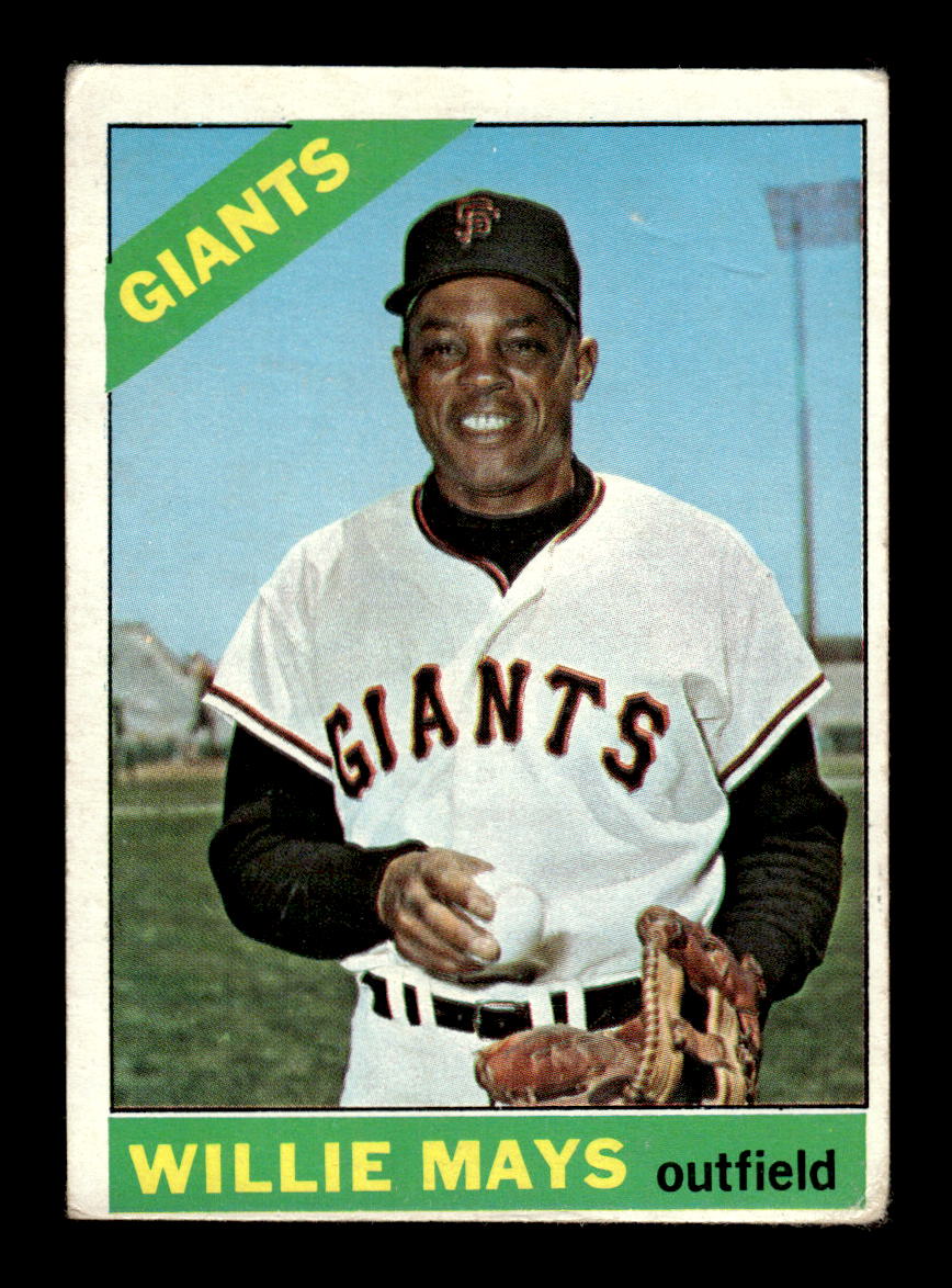1966 Topps #1 Willie Mays G/VG HOF-10001796