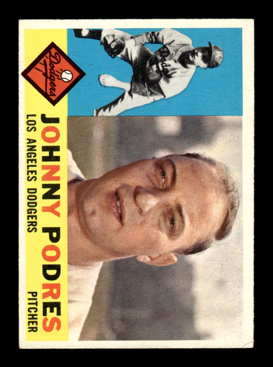 1960 Topps #425 Johnny Podres Excellent HOF-10001808