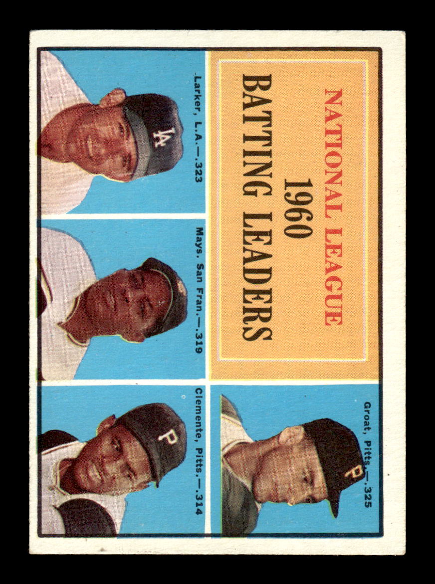 1961 Topps #43 NL HR Banks/Aaron Ex HOF-10001813