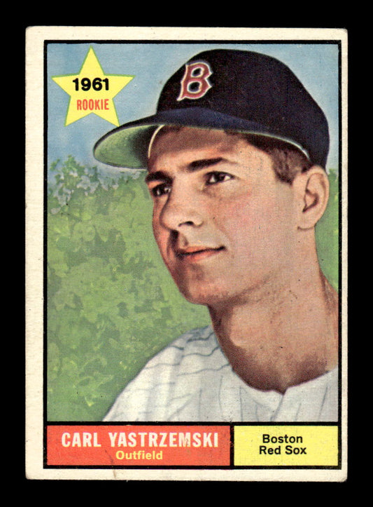 1961 Topps #287 Carl Yastrzemski Very Good HOF-10001817