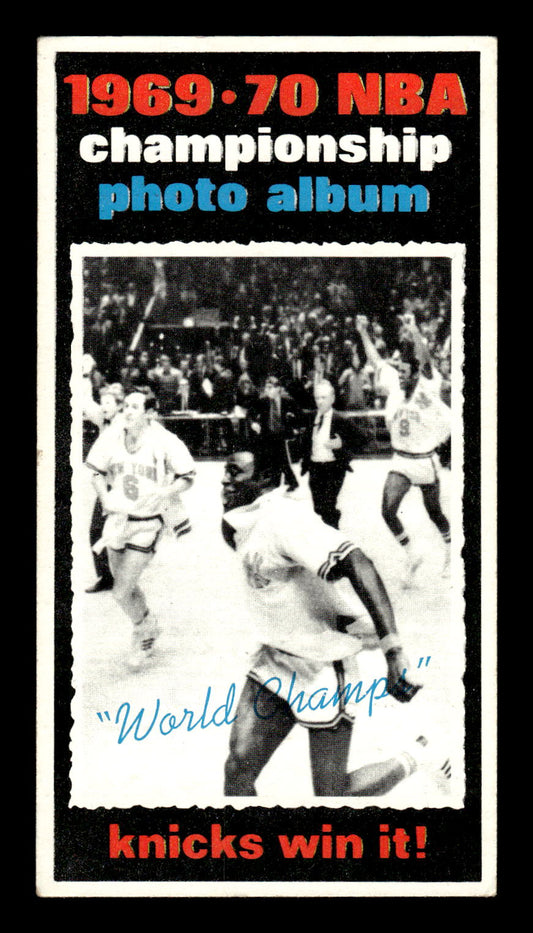 1970-71 Topps #175 1969-70 NBA Championship Final Stats Excellent HOF-10001824