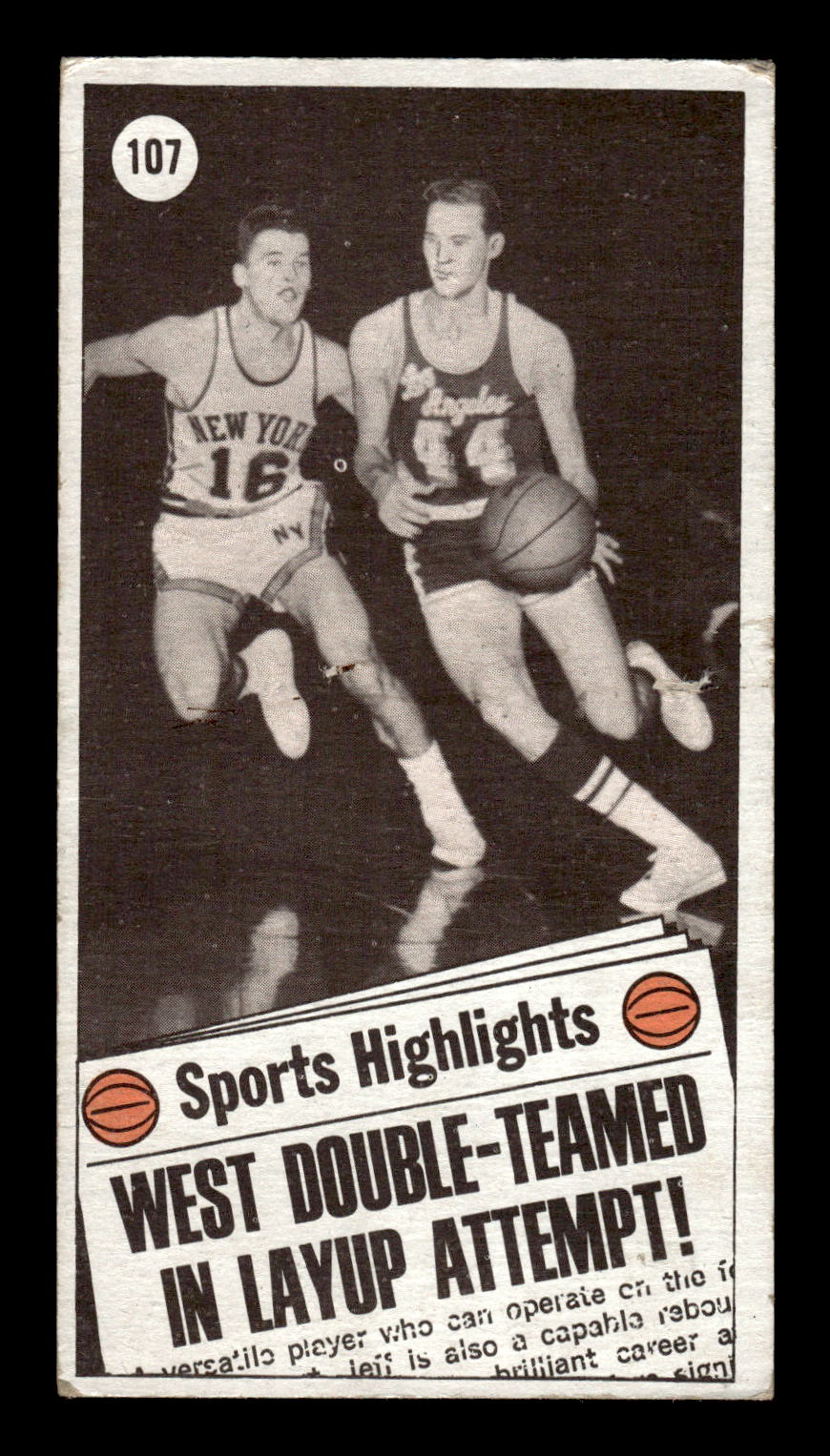 1970-71 Topps #107 Jerry West Excellent HOF-10001859