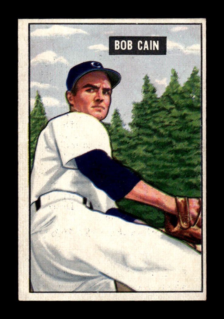 1951 Bowman #197 Bob Cain Very Good HOF-10001918