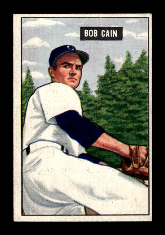 1951 Bowman #197 Bob Cain Very Good HOF-10001918