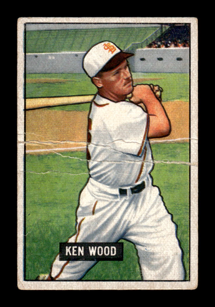 1951 Bowman #209 Ken Wood Poor HOF-10001939
