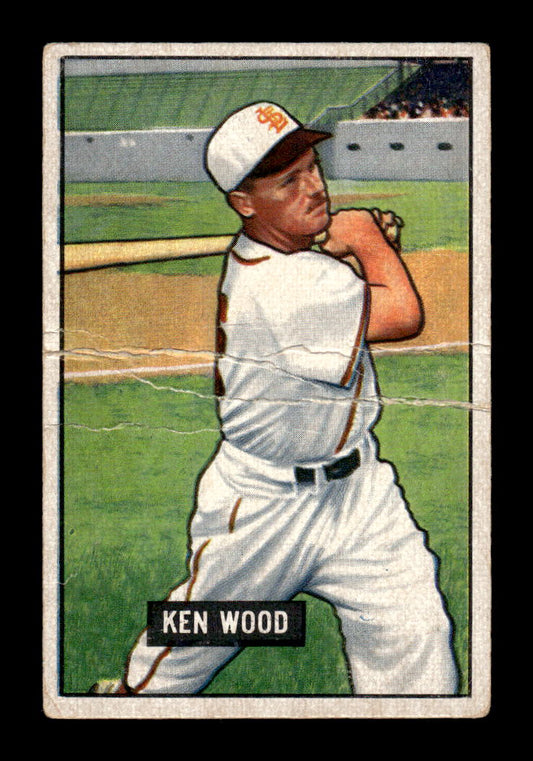 1951 Bowman #209 Ken Wood Poor HOF-10001939