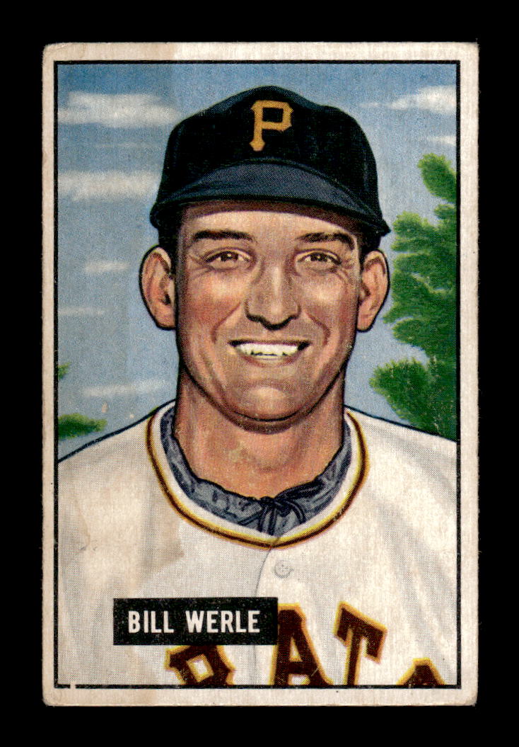 1951 Bowman #64 Bill Werle Poor HOF-10001943