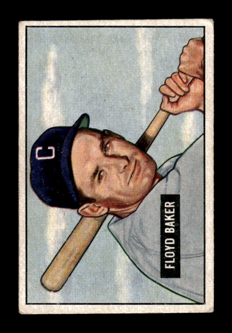 1951 Bowman #87 Floyd Baker Excellent HOF-10001945