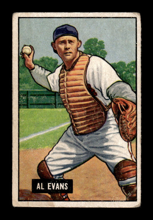 1951 Bowman #38 Al Evans Poor HOF-10001947