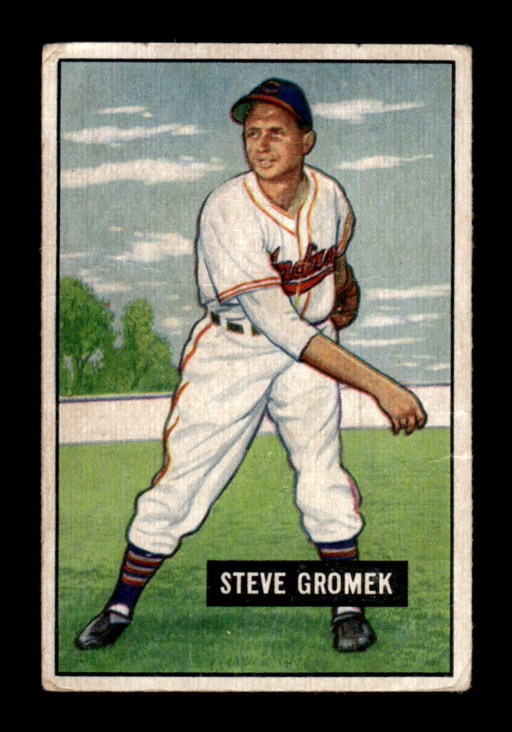 1951 Bowman #115 Steve Gromek Very Good HOF-10001956