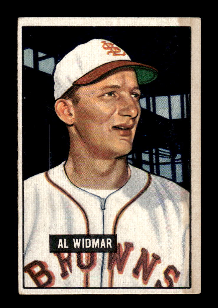1951 Bowman #281 Al Widmar Very Good HOF-10001961