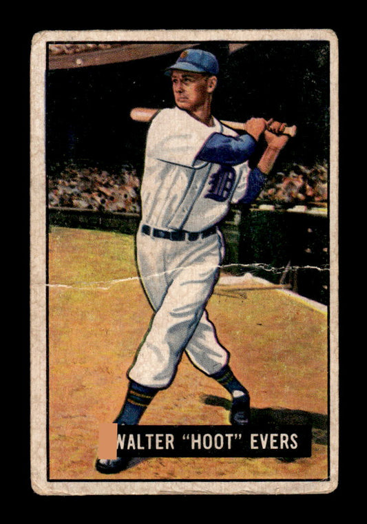 1951 Bowman #23 Walter Evers Poor HOF-10001968