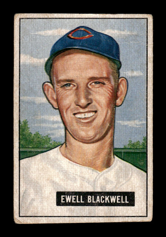 1951 Bowman #24 Ewell Blackwell Very Good HOF-10001969