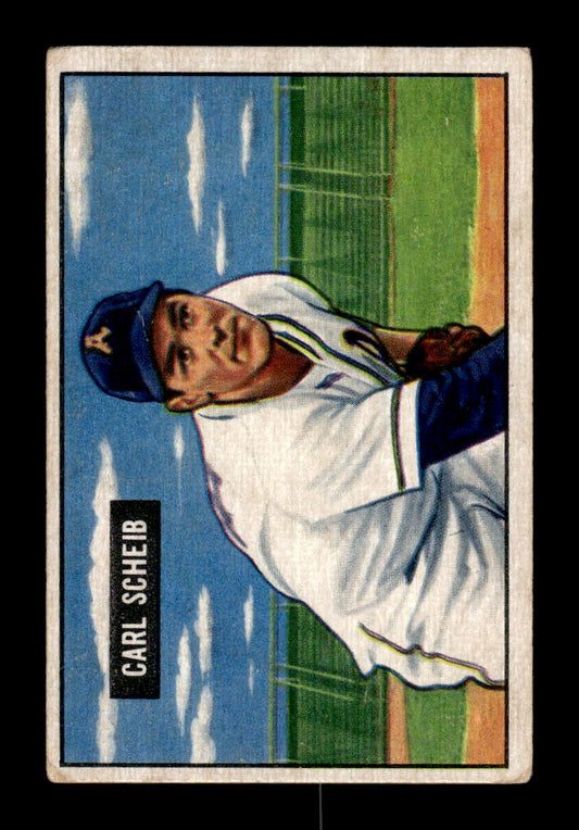 1951 Bowman #83 Carl Scheib Very Good HOF-10001996