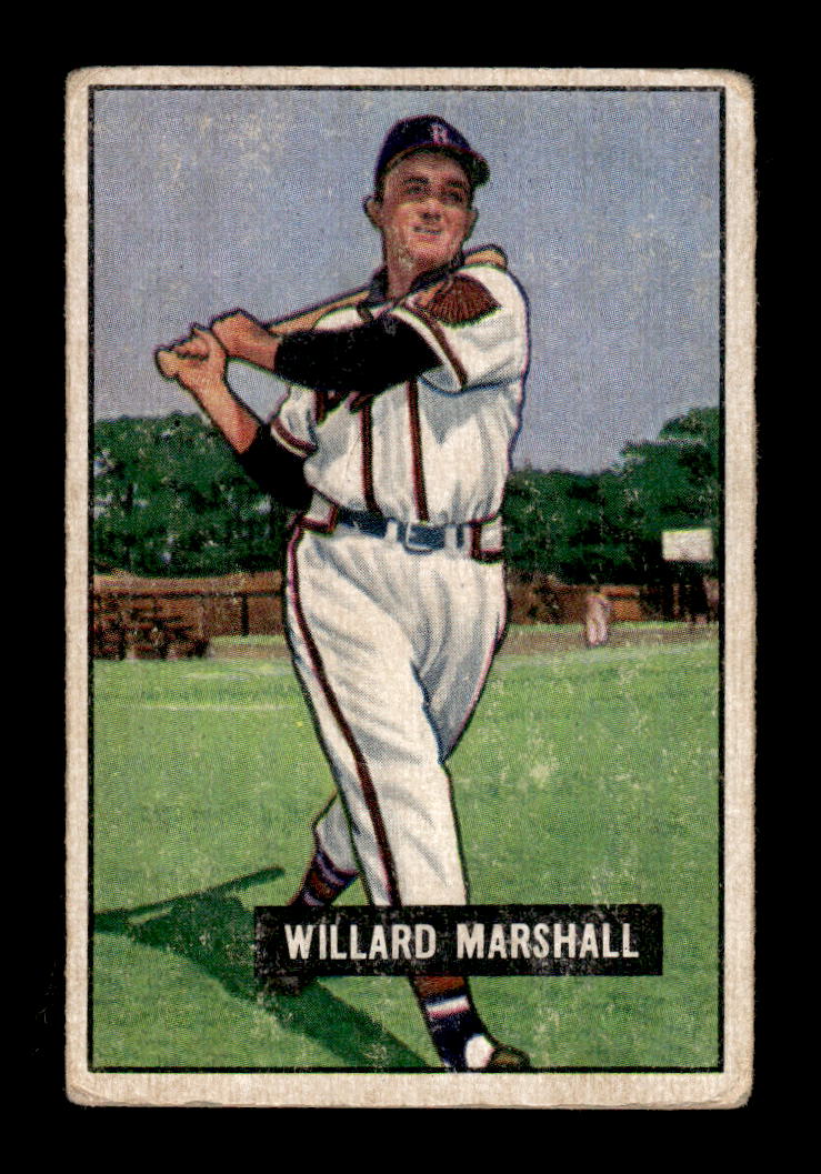 1951 Bowman #98 Willard Marshall Very Good HOF-10002001