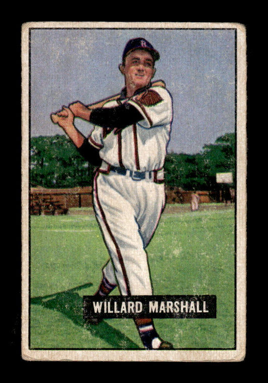 1951 Bowman #98 Willard Marshall Very Good HOF-10002001