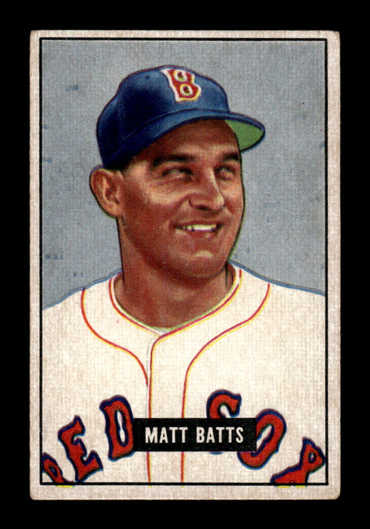 1951 Bowman #129 Matt Batts Very Good HOF-10002008