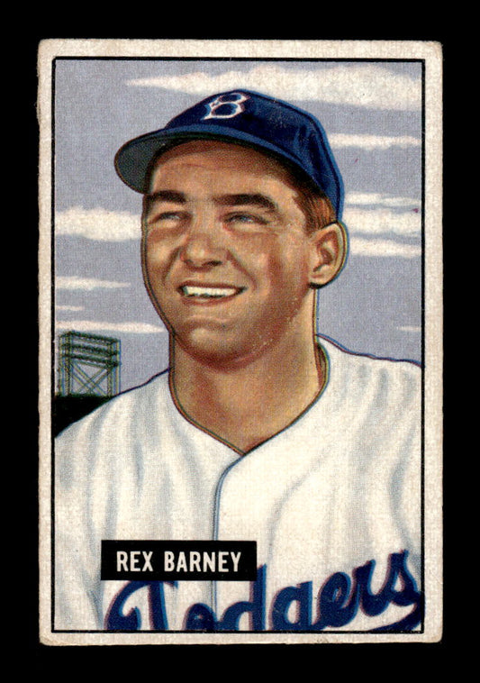 1951 Bowman #153 Rex Barney Very Good HOF-10002014