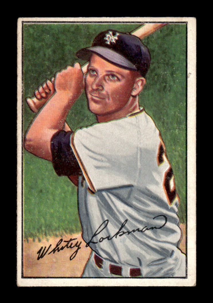 1952 Bowman #38 Whitey Lockman Very Good HOF-10002071