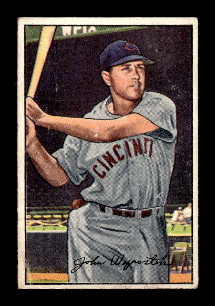 1952 Bowman #42 Johnny Wyrostek Very Good HOF-10002074
