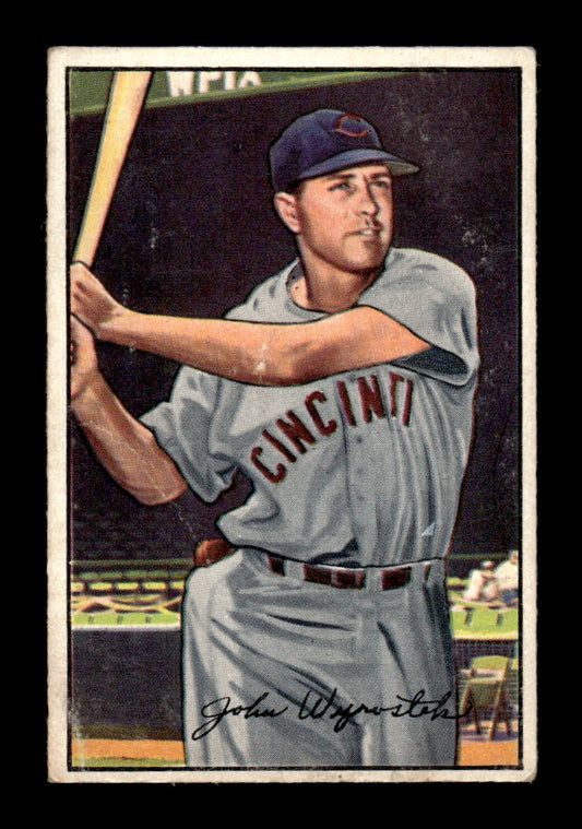 1952 Bowman #42 Johnny Wyrostek Very Good HOF-10002074
