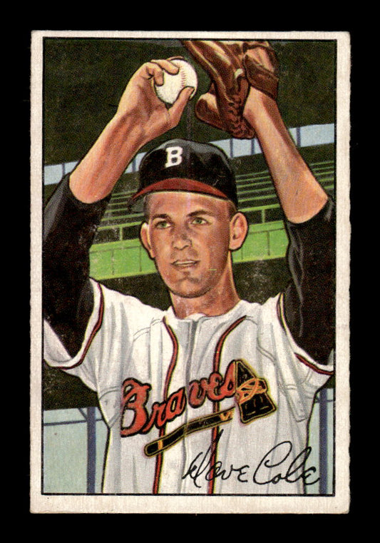 1952 Bowman #132 Dave Cole Very Good HOF-10002088