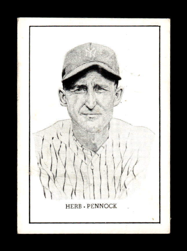 1950-56 Callahan Hall of Fame #NNO Herb Pennock Excellent HOF-10002146
