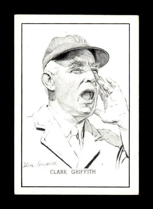 1950-56 Callahan Hall of Fame #NNO Clark Griffith Excellent HOF-10002147