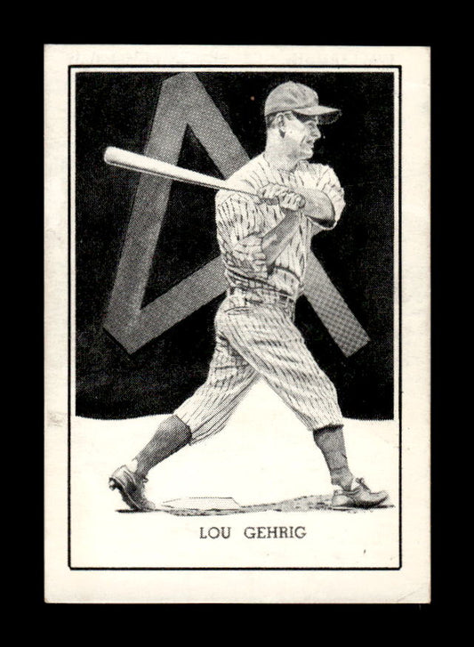 1950-56 Callahan Hall of Fame #NNO Lou Gehrig Excellent HOF-10002162