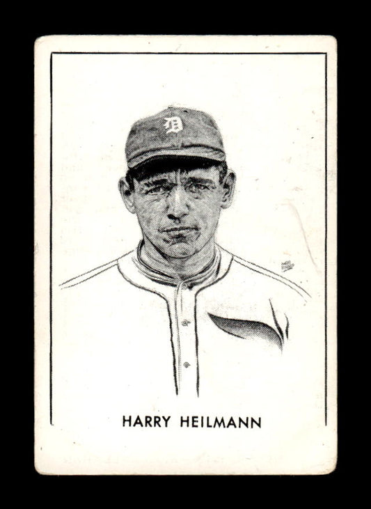 1952 Callahan Hall of Fame Harry Heilmann Incomplete Frame Ex HOF-10002163