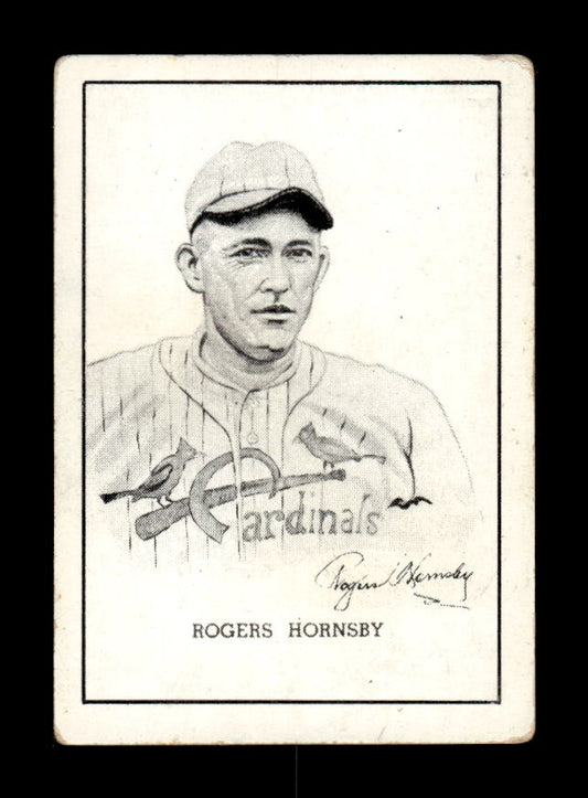 1950-56 Callahan Hall of Fame #NNO Rogers Hornsby Excellent HOF-10002164