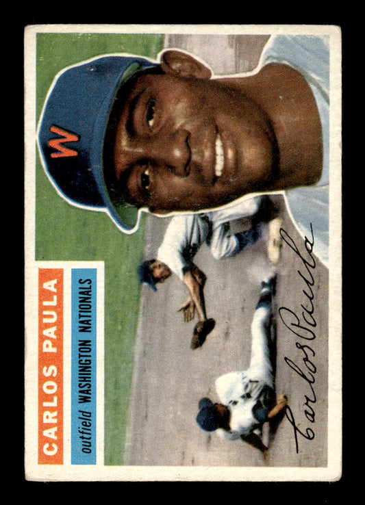 1956 Topps #4 Carlos Paula Very Good HOF-10002174