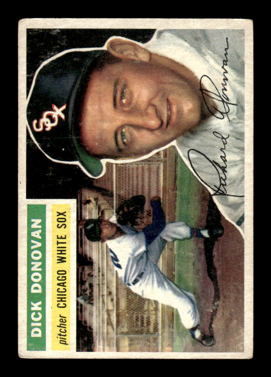 1956 Topps #18 Dick Donovan Very Good HOF-10002180