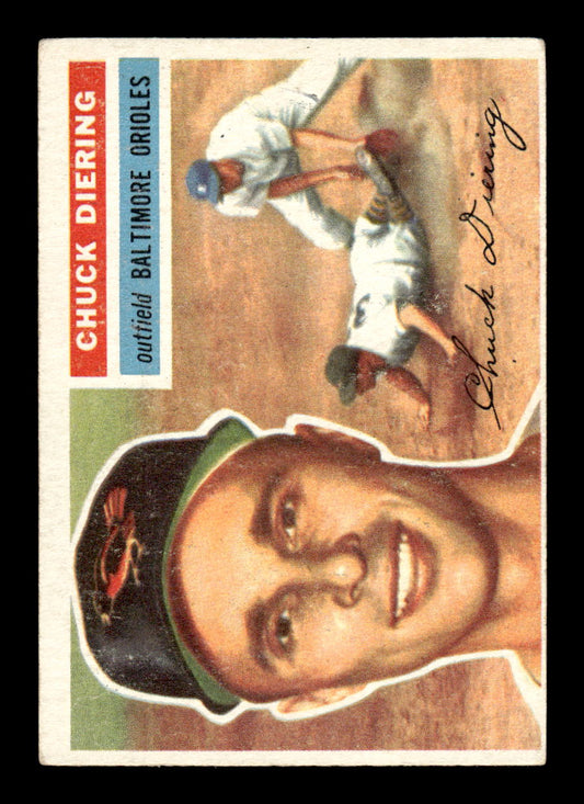 1956 Topps #19 Chuck Diering Very Good HOF-10002181