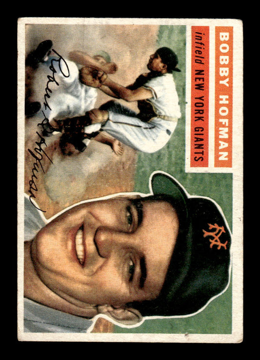 1956 Topps #28 Bobby Hofman Very Good HOF-10002188
