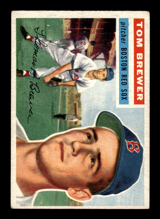 1956 Topps #34 Tom Brewer Very Good HOF-10002191