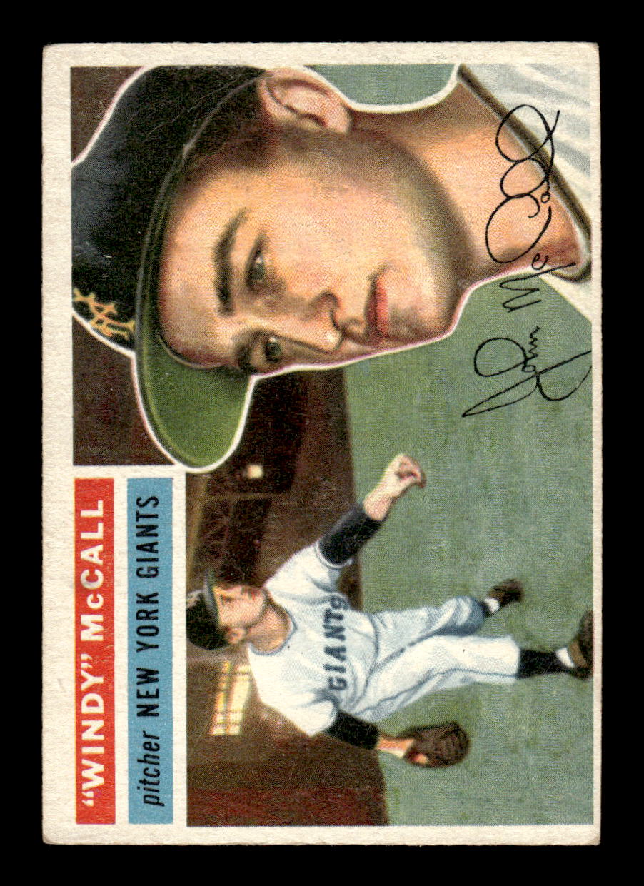 1956 Topps #44 Windy McCall Very Good HOF-10002199