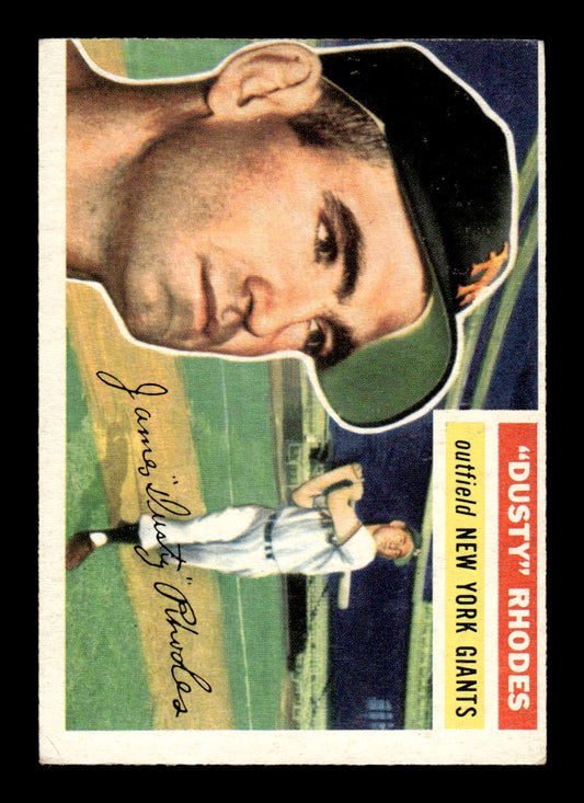 1956 Topps #50 Dusty Rhodes Very Good HOF-10002204