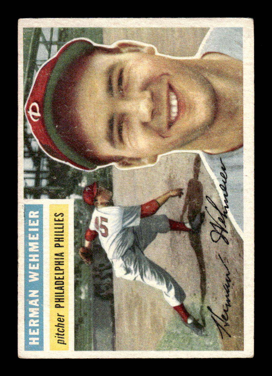 1956 Topps #78 Herman Wehmeier Very Good HOF-10002226