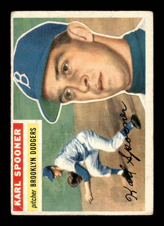 1956 Topps #83 Karl Spooner Very Good HOF-10002230