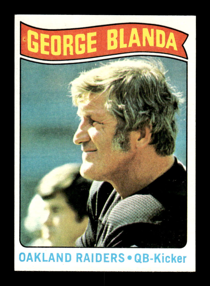 1975 Topps #7 George Blanda Excellent HOF-10002248