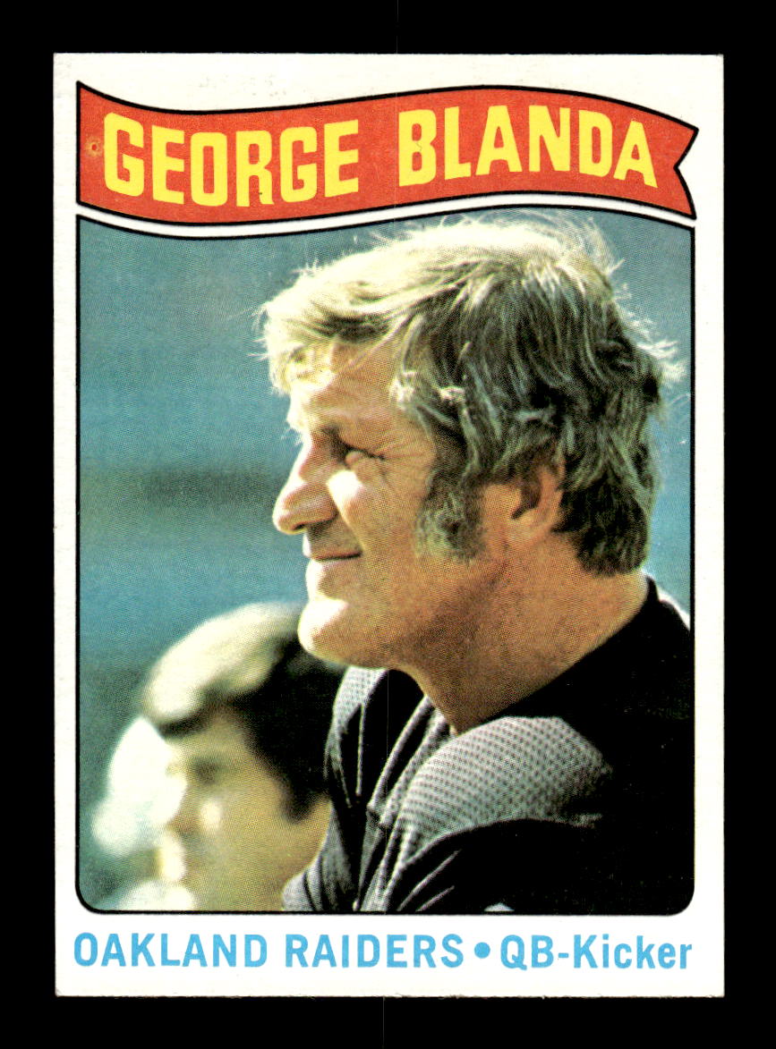 1975 Topps #7 George Blanda Excellent HOF-10002249