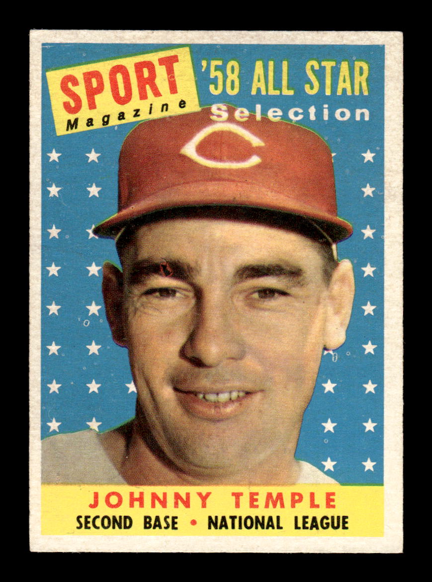 1958 Topps #478 Johnny Temple Very Good HOF-10002257