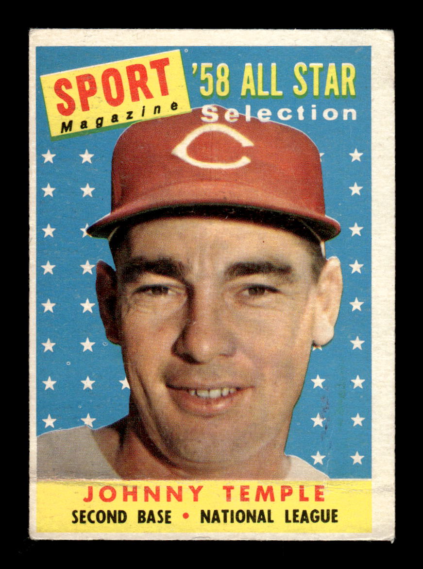 1958 Topps #478 Johnny Temple Poor HOF-10002258