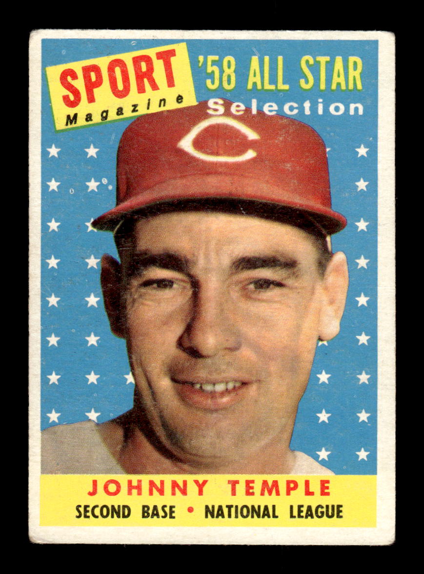 1958 Topps #478 Johnny Temple Very Good HOF-10002259