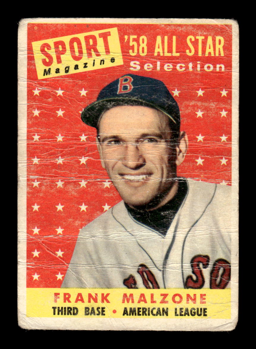 1958 Topps #481 Frank Malzone Poor HOF-10002266