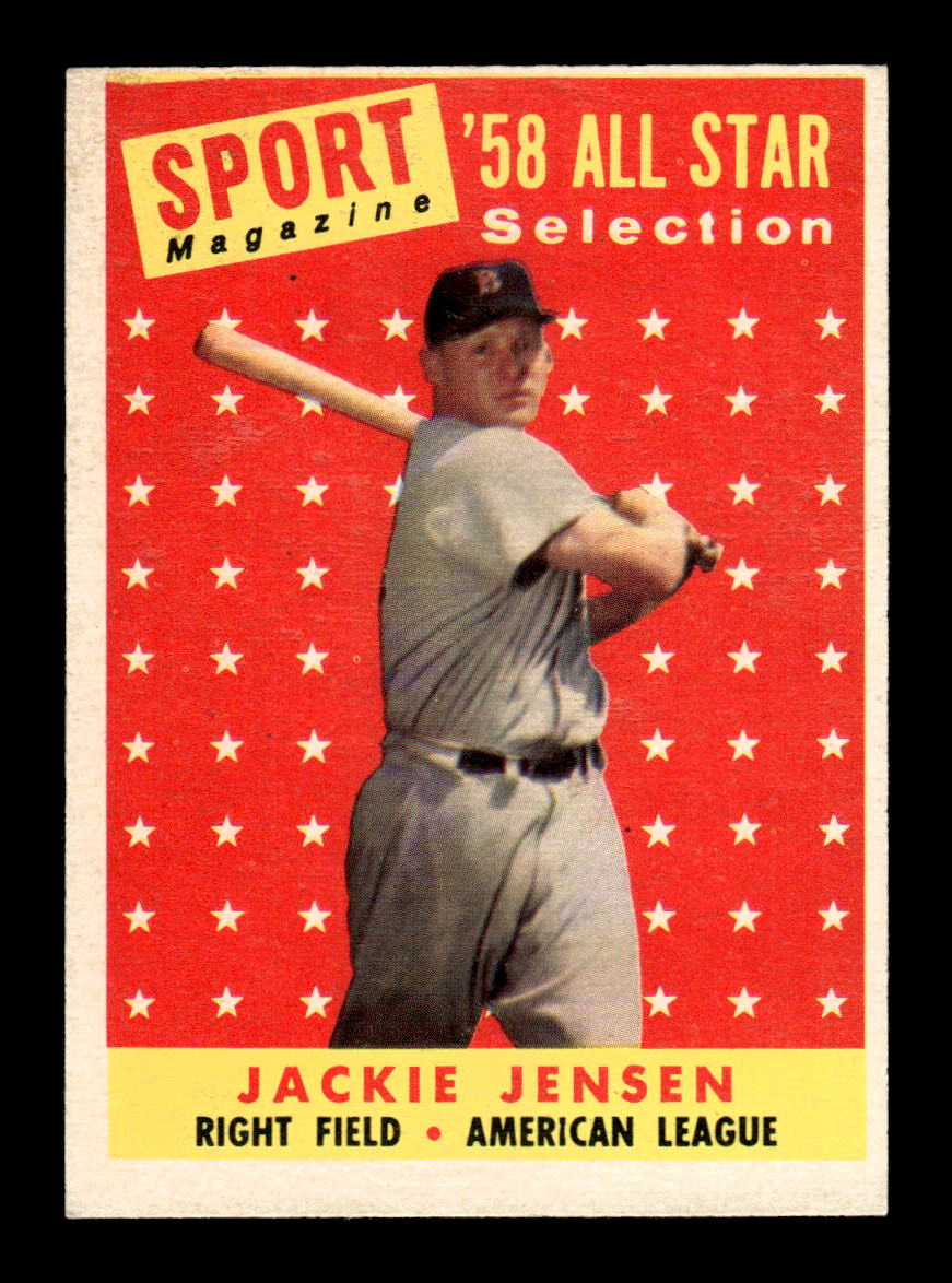 1958 Topps #489 Jackie Jensen Very Good HOF-10002267
