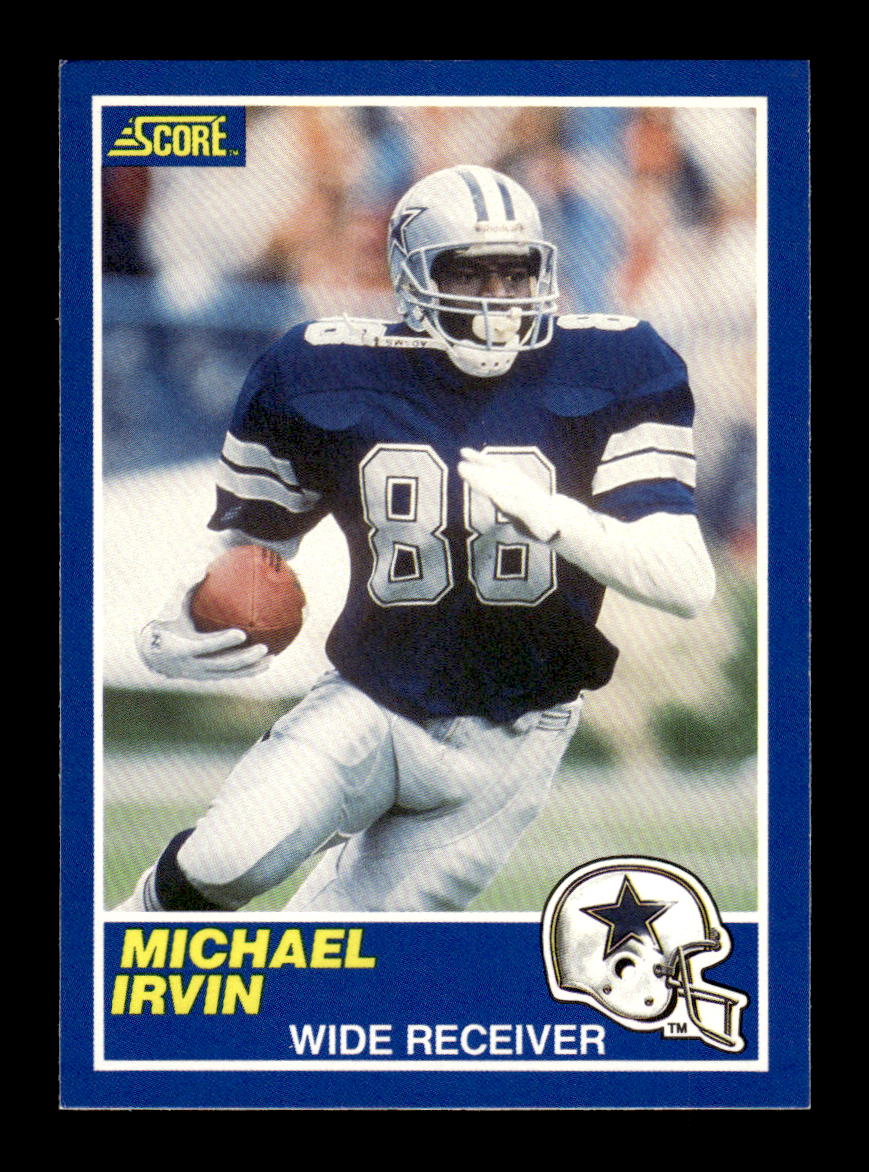 1989 Score #18 Michael Irvin Near Mint or Better HOF-10002281