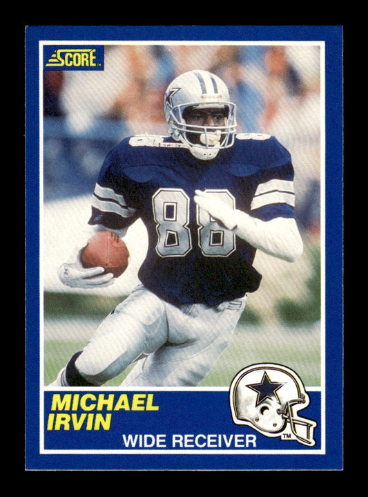 1989 Score #18 Michael Irvin Near Mint or Better HOF-10002281