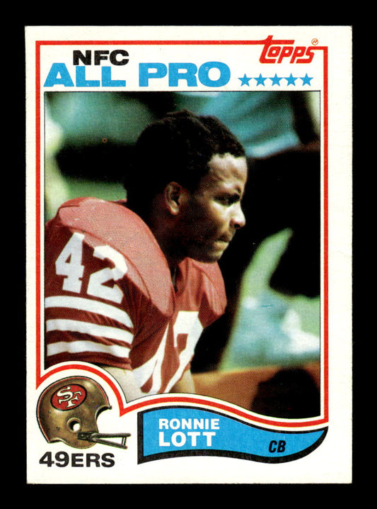 1982 Topps #486 Ronnie Lott Near Mint or Better HOF-10002291